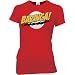 BIG BANG THEORY -- BAZINGA -- RED JUNIORS TEE