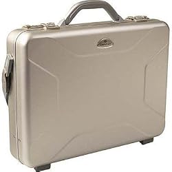 Samsonite(R) Aluminum Computer Attache, 13 1/2in.H x 17 1/2in.W x 4in.D, Silver