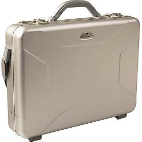 Samsonite(R) Aluminum Computer Attache, 13 1/2in.H x 17 1/2in.W x 4in.D, Silver