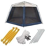 Coleman Insta-Clip 6 Sided Screen House Navy/Tusk/ Black