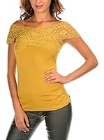 UNIQ Camiseta Manga Corta Levy (Mostaza)