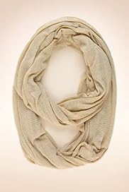 Lightweight Metallic Snood Scarf