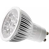 110V 4W GU10 LED Bulb - 6000K Daylight LED Spotlight - 50Watt Equivalent - 330 Lumen 45 Degree Beam Angle