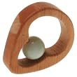 European Serpetine Wooden Rattle