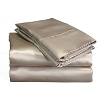 Scent-Sation Charmeuse Satin Standard Pillowcase Pair, Mocha