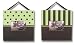 FRAME SET- BRN/SAGE DOT/STRIPE - PICTURE FRAME SETS