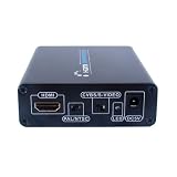 AGPtek&reg; HDMI to Composite 3RCA / S-video Converter Adapter (Input: HDMI; Output: 3 RCA + S-video) with 3RCA Cable S-video Cable