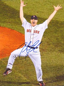 Jonathan Papelbon Signed Boston Red Sox 8X10 Photo