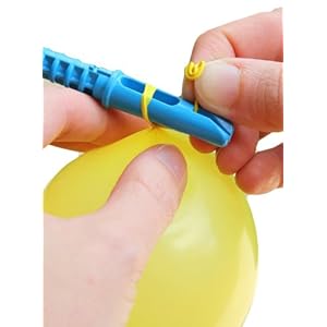 Tie-Not Water Balloons with Nozzle and Knotter with 100 Bonus Balloons