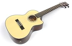 Electro-Acoustic Tenor Ukulele, Solid Spruce top, Mahogany Back + Sides EQ Cutaway