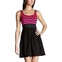 Necessary Objects Junior's Striped Babydoll Dress