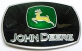John Deere Black Belt Buckle - New