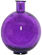 Spanish Large Recycled Plum Glass Vase 17"H