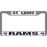 St. Louis Rams NFL Chrome License Plate Frame