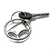AU-TOMOTIVE GOLD Steering Wheel Key Chain for Chrysler 300 (Chrome)