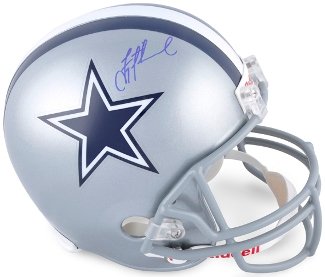 Troy Aikman Autographed/Hand Signed Dallas Cowboys Full Size Replica Helmet- Aikman Hologram