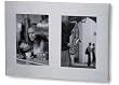 Tribeca Double Silver Landscape Picture Frame 3x5