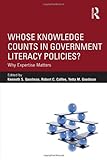 Whose knowledge counts in government literacy policies? : why expertise matters
