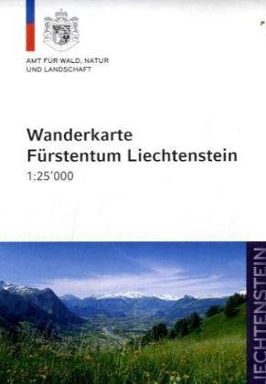 F�rstentum Liechtenstein, Wanderkarte