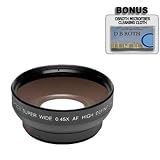 Buy 0.5x Digital Wide Angle Macro Professional Series Lens + DB ROTH Micro Fiber Cloth... by DIGITAL CONCEPTS1