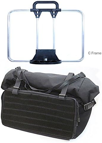 Touring Bag and Frame Set for Brompton (Black (Black Mesh) + C Frame)