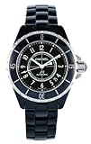 Chanel J12 Black Ceramic Automatic Midsize Unisex Watch H0685