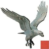 Whitehall Products Full-Bodied Eagle Weathervane 30 ft - Rust