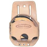 McGuire Nicholas 466V Tape Measure Holder in Tan Saddle Leather