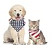 Orgrimmar 2 PCS Dog Bandanas Bibs Scarfs Washable Cat Pet Collar