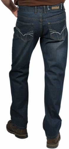 Indigo 30 Men's Fashion Denim Jeans, Dirty Vintage, Size 36 X 34