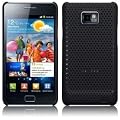 Samsung i9100 Galaxy S2 II Black Perforated Mesh Case Cover Protector KEEP TALKING SHOP Samsung i9100 Accessories (Super strong perforated mesh polymer case)