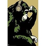 Steez (Monkey Thinker) Art Poster Print - 24x36