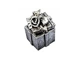 Pewter Gift Box Place Card Holder (Set of 6) - Baby Shower Gifts & Wedding Favors
