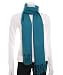 Love Quotes Rayon/Poly Blend Wrap/Scarf with 4" Hand Knotted Fringe - Peacock