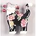 Whimsiclay Miss Rita Cat Magnet
