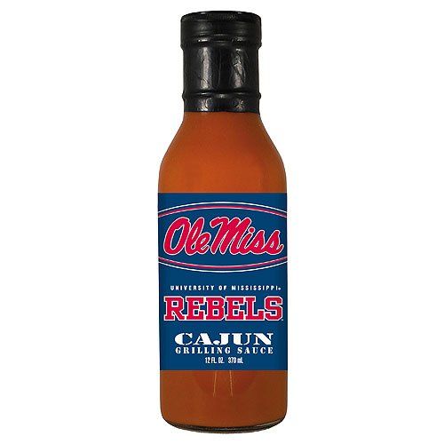 Mississippi Rebels NCAA Cajun Grilling Sauce - 12oz by Hot Sauce Harry