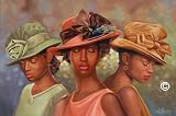 Faith Hope and Love 24 x 36in - Henry Lee Battle