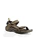 Teva Men's Tanza Leather Sandal, Walnut, 9.5 US