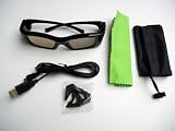 Rechargeable Glasses (ONE) for Nvidia® 3D Vision laptops, desktops, monitors or 3DTV Corp Gen2 Emitter