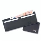 Camel portafoglio Vegas, nero, 10,5 x2x7