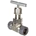 Parker U Series Stainless Steel 316 Needle Valve, Inline, T-Bar Handle, Blunt Stem, CPI Compression Fitting