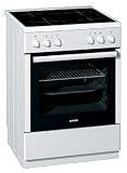 Produkt-Bild: Gorenje EC 65101 AW Elektroherd mit Glaskeramik-Kochfeld / A / Breite: 60 cm / wei&szlig;
