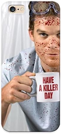 New Style Tpu 6 Plus Protective Case Cover/ Iphone 6 Plus Case - Text Dexter Blood Coffee Cups Michael C Hall Tv Series Dexter Morgan
