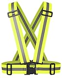BTR High Visibility Reflective Vest, Bib, Sash. Ideal For Cycling, Running, Hiking and More. One Size Fits All