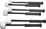 Lazer Felt Bass Drum Mallets (Medium (Aluminum Shaft))
