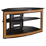 Bell'O 44 Wood Trim Corner-Fit Audio Video System TV Stand