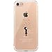 JAHOLAN iPhone 7 Case, iPhone 8 Case Amusing Whimsical Design Clear Bumper TPU Soft Case Rubber Silicone Cover for iPhone 7 iPhone 8 - Color Rain