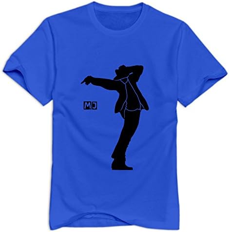 RoyalBlue Michael Jackson Short-Sleeve Shirts For Adult Size S