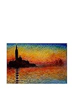 Especial Arte Lienzo Saint-Georges majeur au crépuscule Multicolor