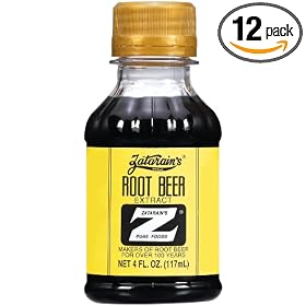 Zatarain's Root Beer Extract, 4-Ounce Plastic Bottles (Pack of 12)